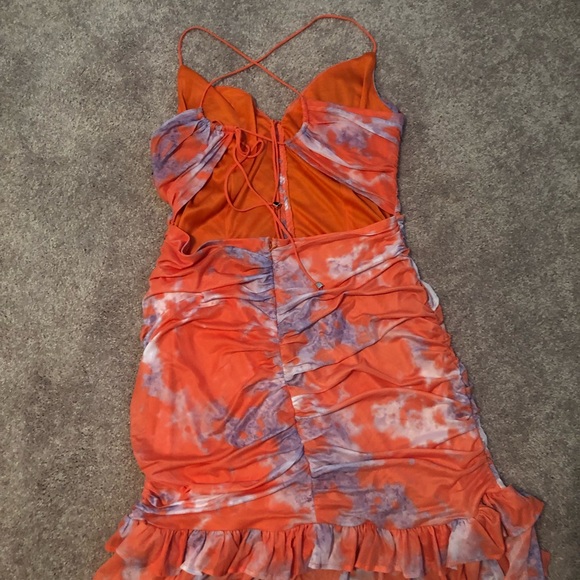 Plus Size Ruched Mini Dress - Picture 3 of 4